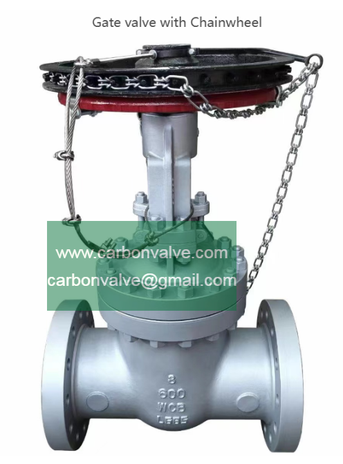 chainwheel operated gate valve