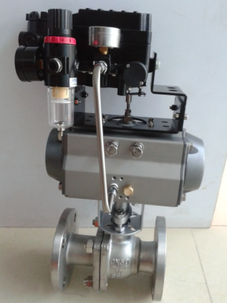 pneumatic actuated ball valves